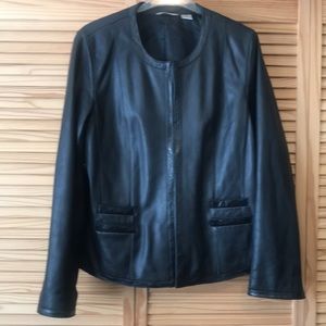 CLEARANCE: PLUS Laura Ashley Leather Jacket, XL